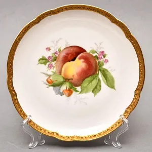 Антикварный Набор из 6-ти Фарфоровых тарелок «ФРУКТЫ-ЯГОДЫ», Rosenthal Германия, 1922- 1933 гг.