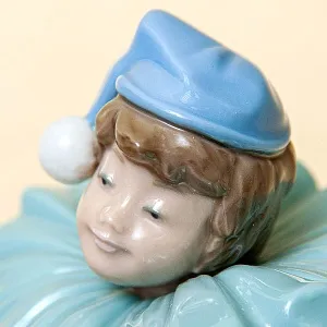 Коллекционная Фарфоровая статуэтка «Клоун - Мечты о цирке»  NAO by Lladro, Daisa, Испания -1988 год.