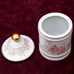 Винтажная Фарфоровая Банка «VERO» для сыпучих продуктов Limoges, Франция.