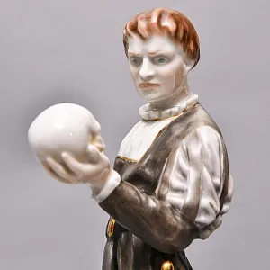 Редкость! Парные Фарфоровые статуэтки «Гамлет и Офелия», HEREND Венгрия - середина ХХ века.