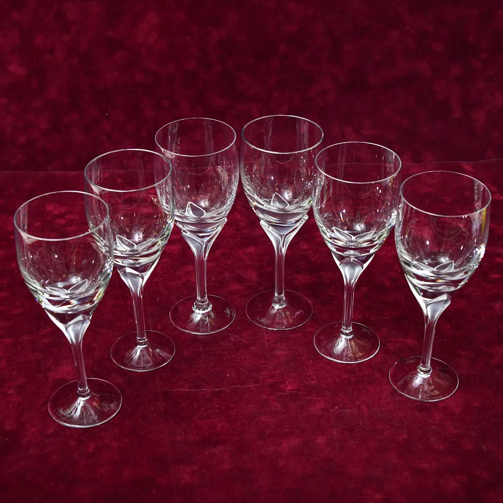 Редкость! Хрустальные Бокалы для Вина «IRIS», Rosenthal Studio Line, Германия -1969 год.