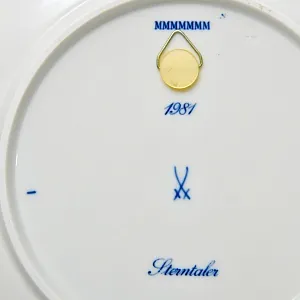 Коллекционная Фарфоровая Тарелка - Блюдо «Сказка. Звездные Талеры», MEISSEN Германия - 1981 год.