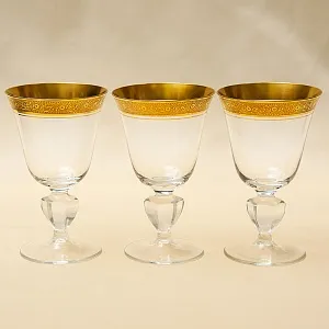 Хрустальные Бокалы для Вина «Marlowe», Theresienthal Германия, 50 -е годы ХХ века.