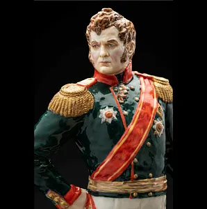 Коллекционная Авторская Статуэтка «Генералы Отечественной Войны 1812 года - Ермолов А.П.», фарфор, Россия. 