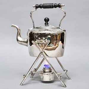 Старинная Бульотка - Чайник, GOLDSMITH & SILVERSMITH Сompany Ltd. Англия начало ХХ века.