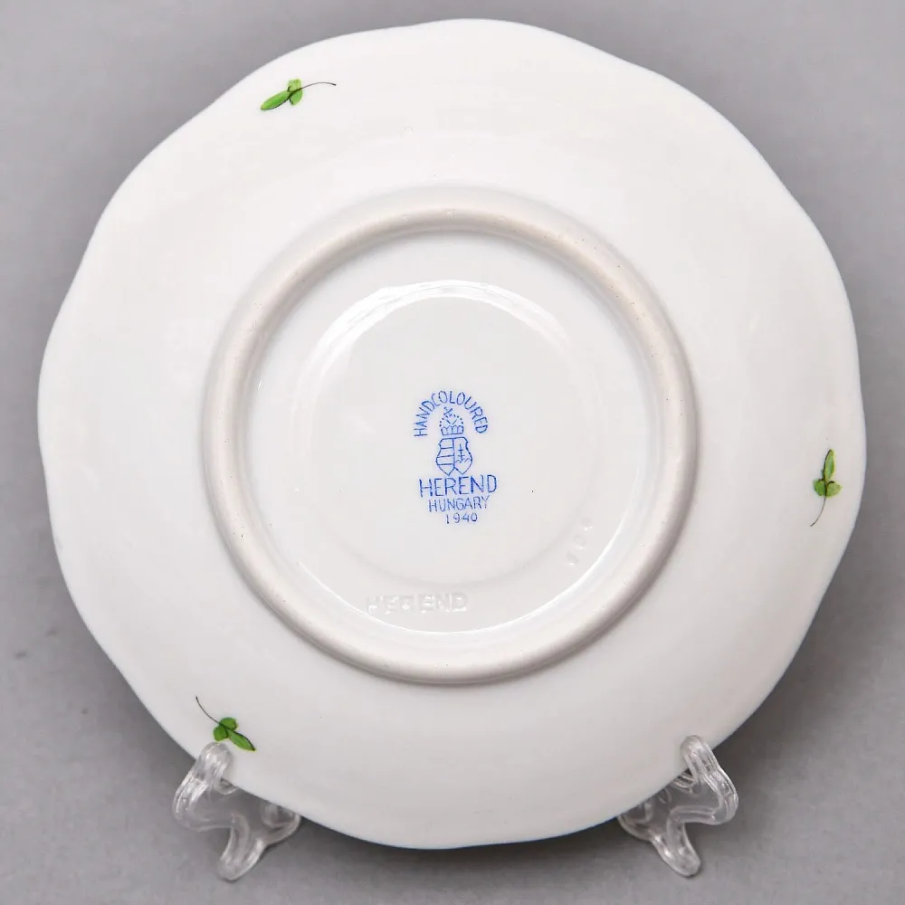 Коллекционная Кофейная пара «Чайная Роза», Фарфор Herend, Венгрия, 1940 - 1941 годы. 