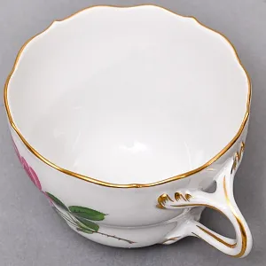 Фарфоровый Чайный Сервиз «РОЗА Мейсена» на 6-ть персон, MEISSEN / МЕЙСЕН Германия. 