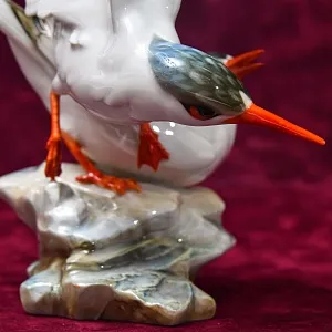 Редкость! Фарфоровая Статуэтка «Птицы - Чайки - Две крачки», Hutschenreuther Германия - 1955 год.