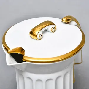  Фарфоровый Кофейный сервиз тет-а-тет «Греческие колонны» 8 предметов, Furstenberg Германия.