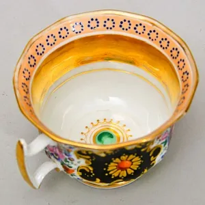 Антикварная Коллекционная Чайная пара, Фарфор Германия, конец XIX - начало XX веков.