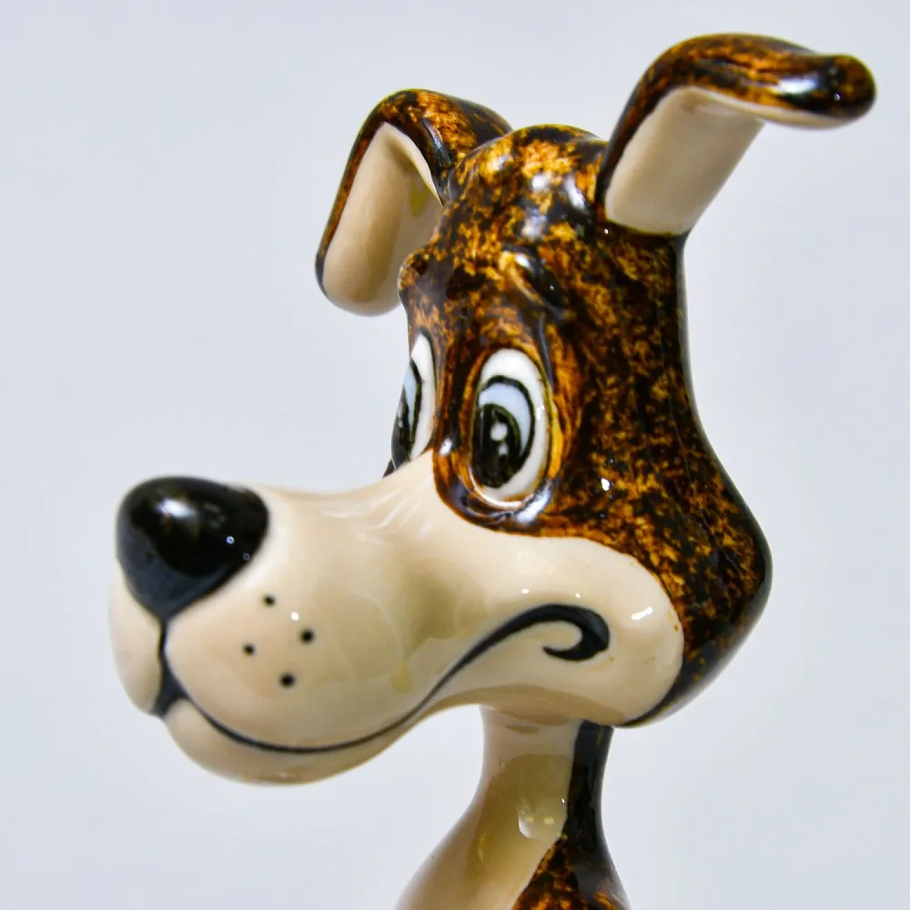 Авторская Коллекционная Фарфоровая Статуэтка «Пес Шарик», Россия.