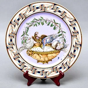 Коллекционная Тарелка - Блюдо «Мир и Благополучие» Фарфор, VERSACE, Rosenthal Германия -1997 год. 