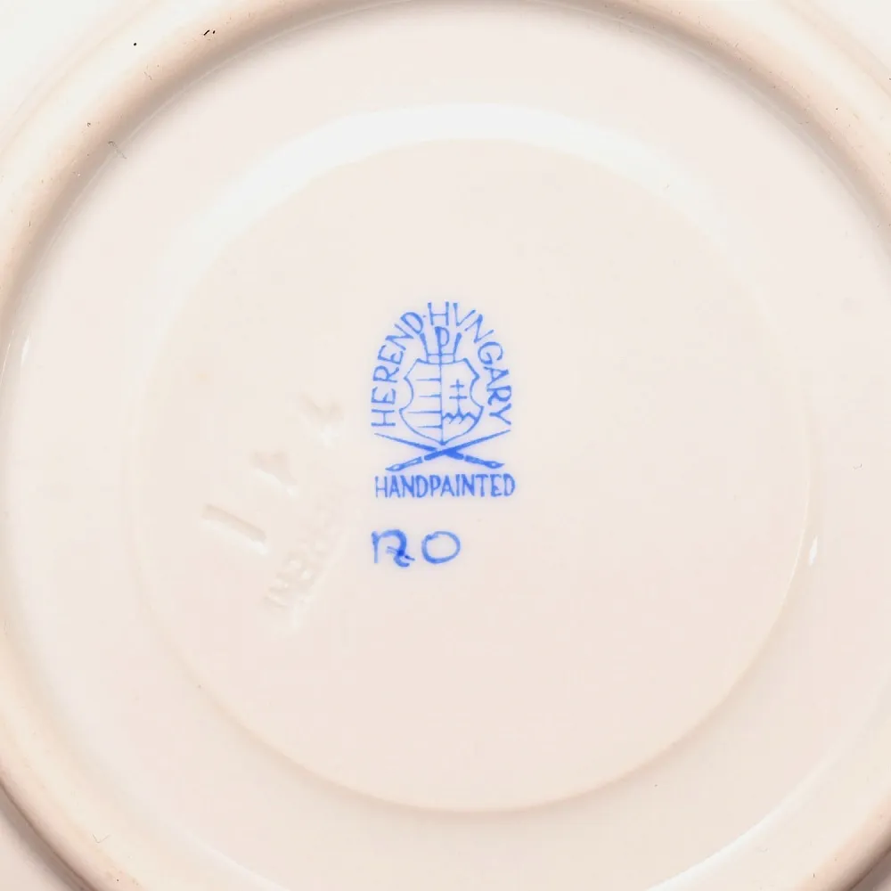 Коллекционная Кофейная пара «ROTHSHILD BIRDS», Фарфор Herend Венгрия, вторая половина ХХ века.