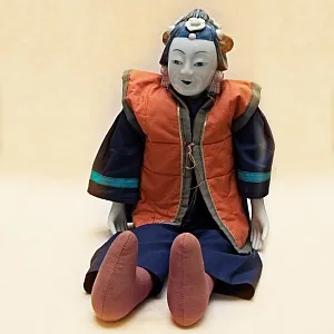 Коллекционная фарфоровая кукла Япония  Н - 65см.