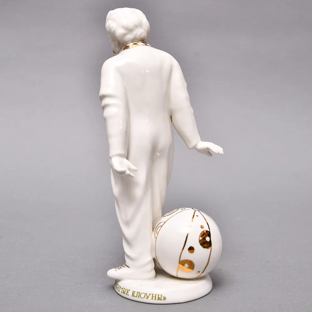 Авторская Коллекционная Фарфоровая Статуэтка Клоун - «Вячеслав Полунин» Россия. 