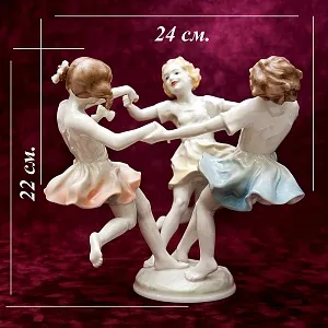 Фарфоровая Статуэтка «Майский Танец», Hutschenreuther, Германия -1955-1968 годы.