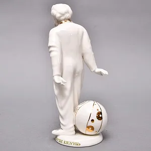 Авторская Коллекционная Фарфоровая Статуэтка Клоун - «Вячеслав Полунин» Россия. 