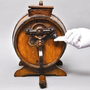 Старинная Антикварная Деревянная Маслобойка, Франция начало ХХ века.