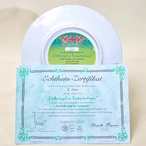 Редкость! Коллекционная Тарелка «Райская птица» Фарфор, Hause Schirnding, Германия - 1994 год.