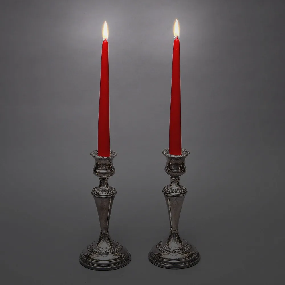 Парные Подсвечники на одну свечу, Silverplate, SHEFFIELD Англия середина ХХ века. 