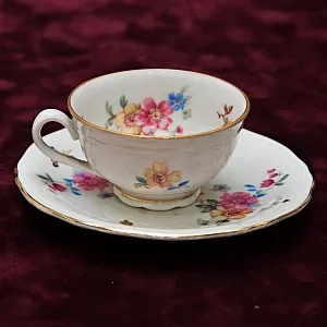 Кофейная Пара № 5 Фарфор «Elite Ada» Zeh Zcherzer Бавария