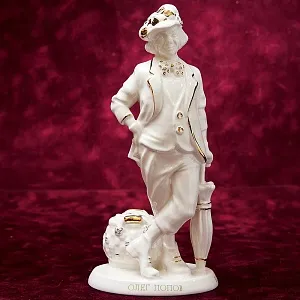 Авторская Коллекционная Фарфоровая Статуэтка Клоун - «Олег Попов» Россия.