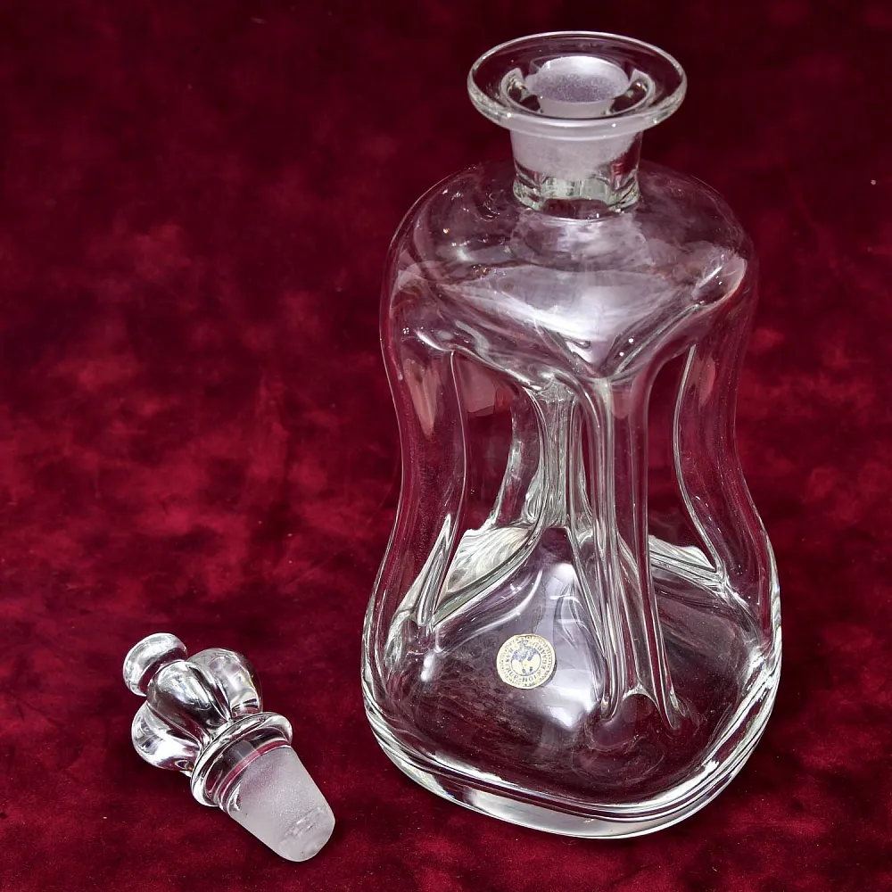 «Kluk - Kluk - Королевская Корона» Декантер - Графин - Штоф - 0,7 л. Дания, HOLMEGAAARD 50 -е гг.