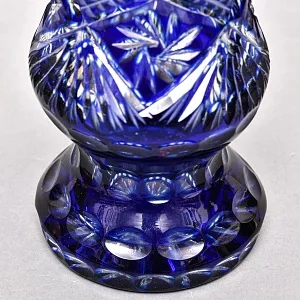 Винтажная Ваза для Цветов, Цветной Хрусталь, SCHONBORNER, Германия 60-е гг. 