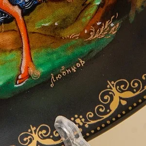 Коллекционная Тарелка «РУСЛАН И ЛЮДМИЛА» Фарфор - ЛФЗ, СССР - 1988 год.