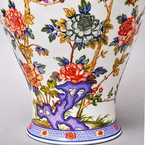 Большая Напольная Фарфоровая Ваза «Весеннее Цветение», Krautheim & Adelberg GmbH Германия, 1945 - 1977 годы. 