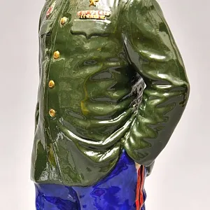 Коллекционная Авторская Статуэтка «Комиссар Государственной Безопасности СССР - Берия Л.П.», фарфор, Россия. 