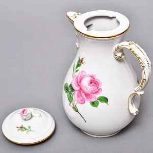 Фарфоровый Чайный Сервиз «РОЗА Мейсена» на 6-ть персон, MEISSEN / МЕЙСЕН Германия. 