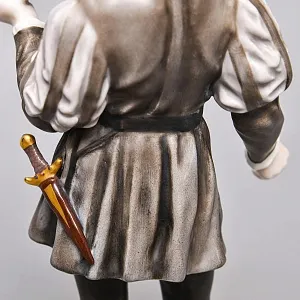 Редкость! Парные Фарфоровые статуэтки «Гамлет и Офелия», HEREND Венгрия - середина ХХ века.