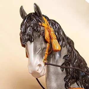 Редкая!!! Большая Фарфоровая Cтатуэтка «АРАБСКИЙ ВОИН» Shheibe - Alsbach Германия -1962год.