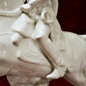 Коллекционная Статуэтка «Людовик Бонапарт на коне» Фарфор Scheibe - Alsbach Германия -1952-1972 г.