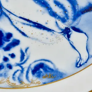 Коллекционная Фарфоровая Тарелка - Блюдо «Сказки Шахерезады. Свидание», MEISSEN Германия - 1984 год.