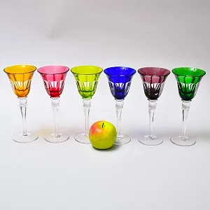 Редкость! Набор Хрустальных Бокалов для вина «Quelle», NACHTMANN Германия, 70 -е годы ХХ века.