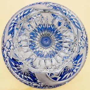 Конфетница - Фруктовница на ножке Хрусталь JOSKA BODENMAIS Германия D-28 см., 60-е гг.