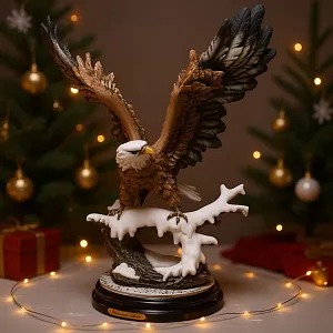 Большая Коллекционная статуэтка Птица - «Орел. Белоголовый орлан», Fanconi Arts Италия.