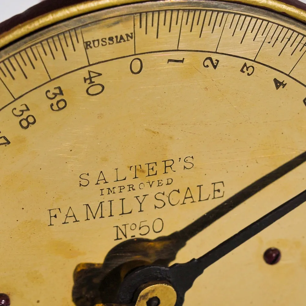 Антикварные Кухонные Механические Весы Повышенной точности, SALTER'S Англия конец ХIХ века.