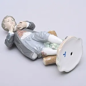 Коллекционная Фарфоровая статуэтка «Мальчик с розами», Lladro Испания, 1971 - 1979 годы.