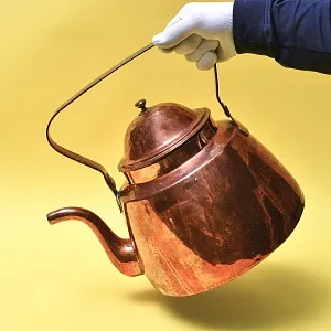 Антикварный Медный Большой Чайник на 12 литров. Германия начало ХХ века.