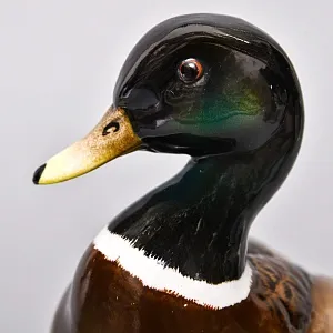 Коллекционная Фарфоровая статуэтка «Утка - Селезень», Испания, 50-70 годы ХХ века. 