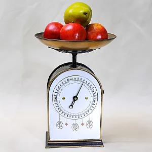 Редкость! Антикварные Механические Кухонные Весы, Металл/Фарфор, Rolf Matthaus, Германия -1908 год.