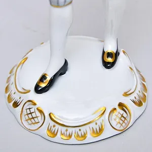 Коллекционная Фарфоровая статуэтка «Музыкант. Скрипач», SITZENDORF Германия, вторая половина ХХ в.