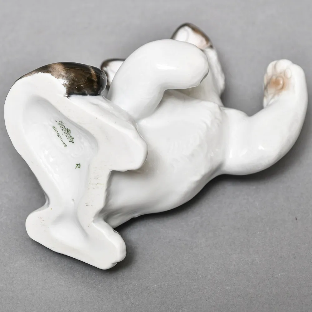  Коллекционная Фарфоровая статуэтка «Игривый Котенок», ROSENTHAL Германия - 1957 год. 