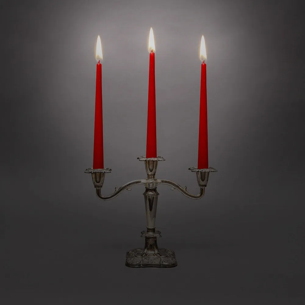 Парные Канделябры - Подсвечники на три свечи Silverplate, SHEFFIELD Англия середина ХХ века.