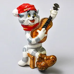 Авторская Коллекционная Фарфоровая Статуэтка «Кот Матроскин», Россия.