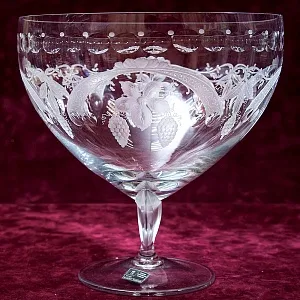 Винтажная Конфетница - Фруктовница - Ваза, Хрусталь Spiegelau Crystal Германия 60 -е гг.