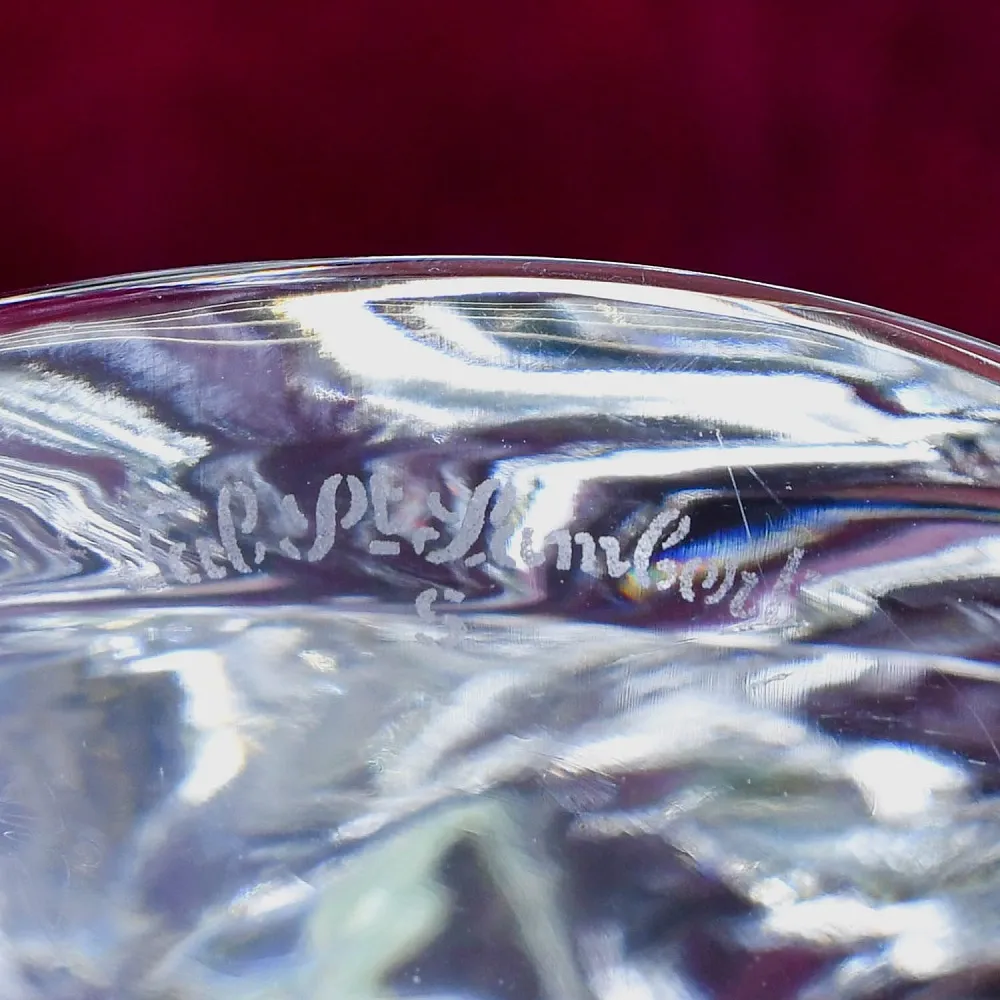 Хрустальная Статуэтка или Пресс-Папье «СОКОЛ», VAL SAINT LAMBERT, Бельгия.